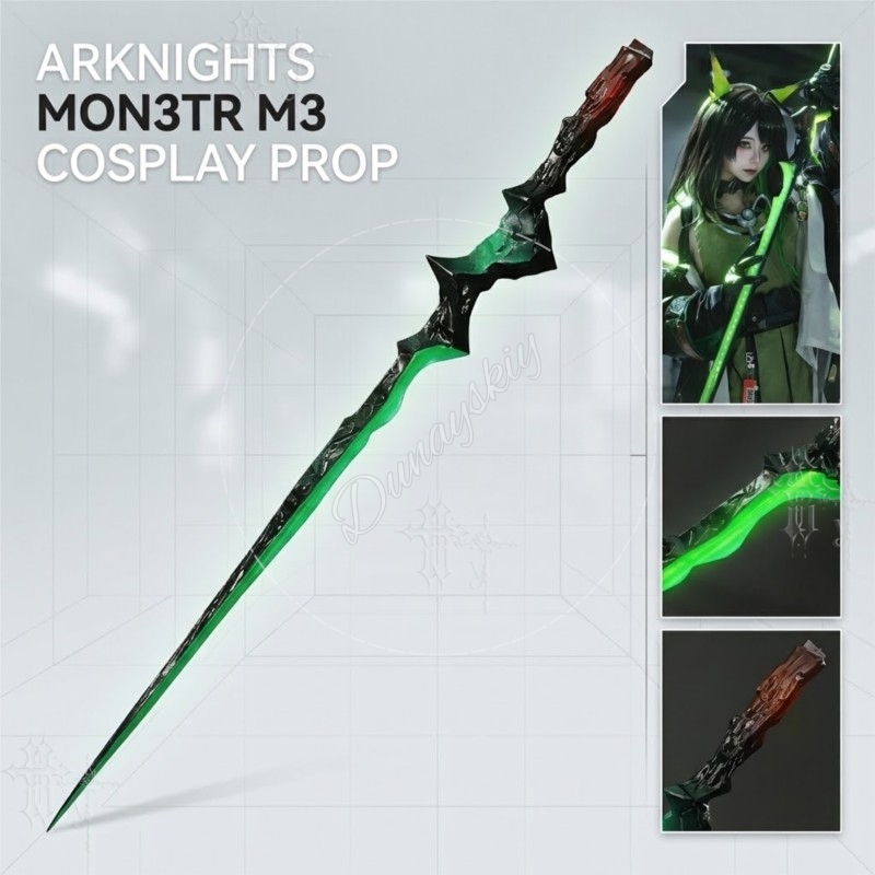 Cosplay Prop Display - Arknights Mon3tr M3 Silah Cosplay Aksesuarı