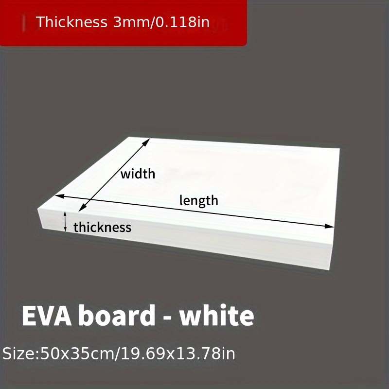 EVA Köpük Levha 14x19 İnç, 3mm - Cosplay Prop Foam Board incelemesi ve fiyatı
