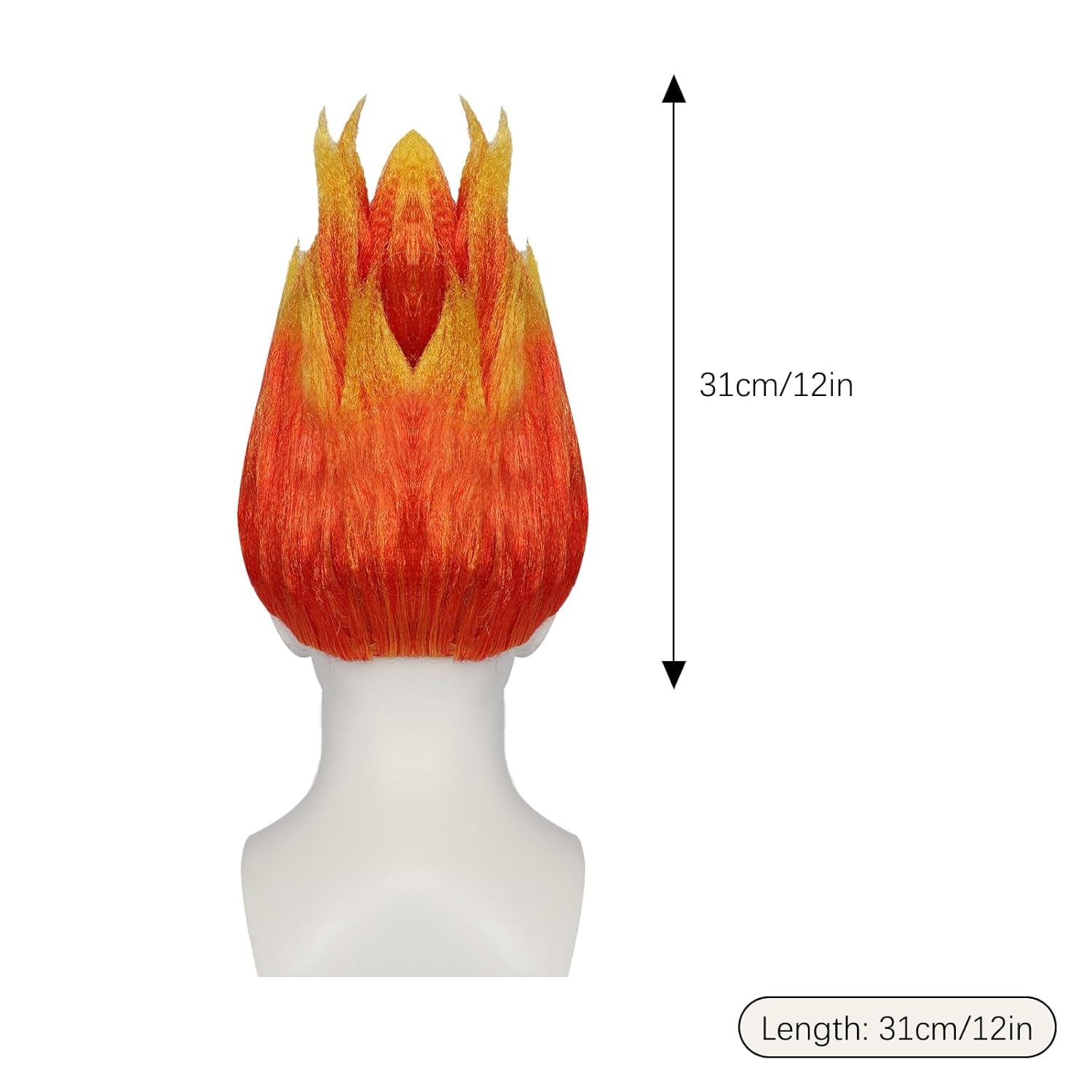 Alev Kostüm Peruk Şık Alev Per - Cosplay Flame Prop incelemesi ve fiyatı